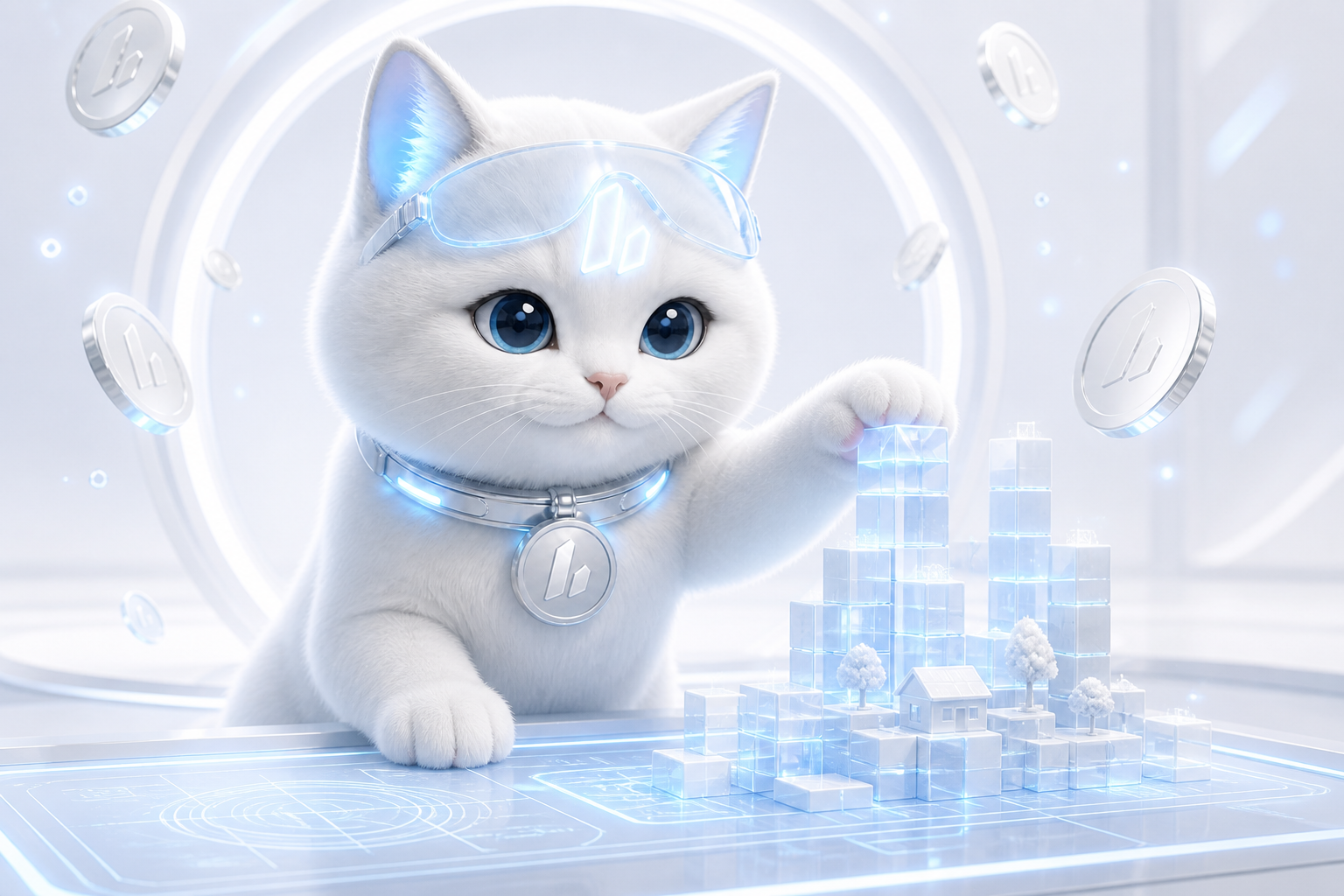 Lighter Cat building a luminous community structure